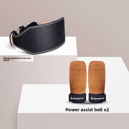 Professional Leather Lifting Belt for Strength Training