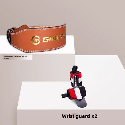 Professional Leather Lifting Belt for Strength Training