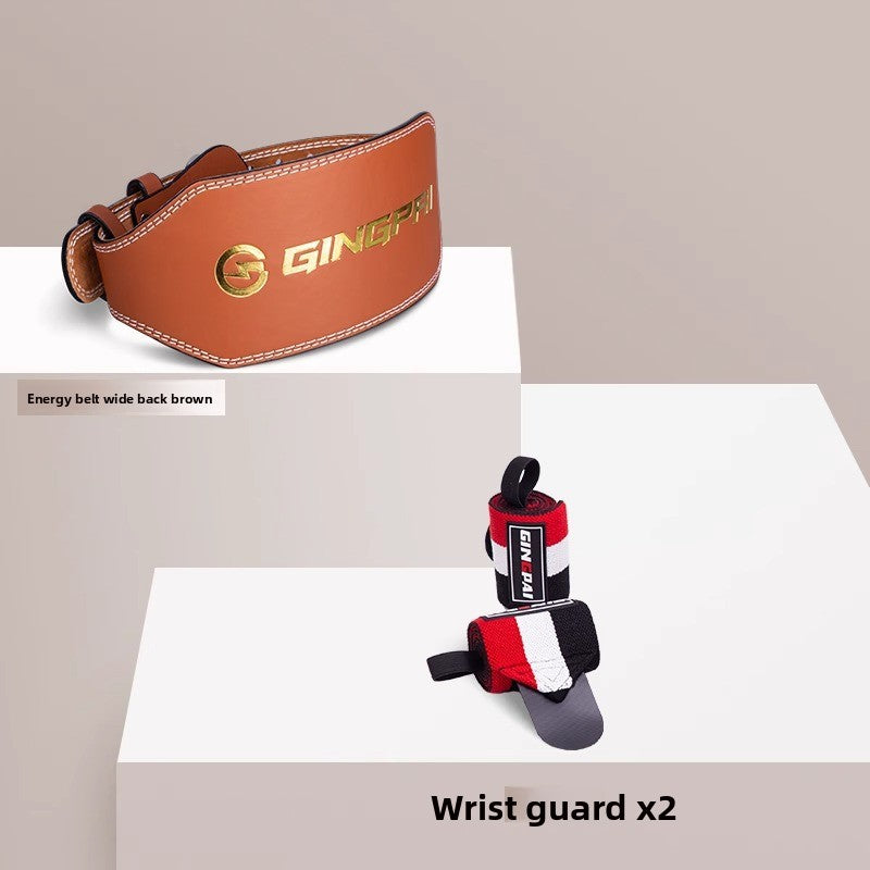 Professional Leather Lifting Belt for Strength Training