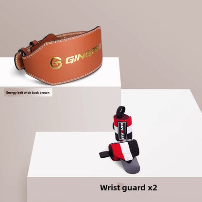Professional Leather Lifting Belt for Strength Training