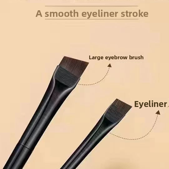 Professional Makeup Brushes for Eyeliner and Eyebrows