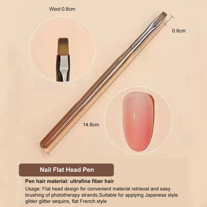 Professional Manicure Brush Set for Nail Art