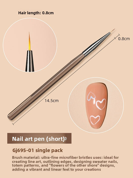 Professional Manicure Brush Set for Nail Art