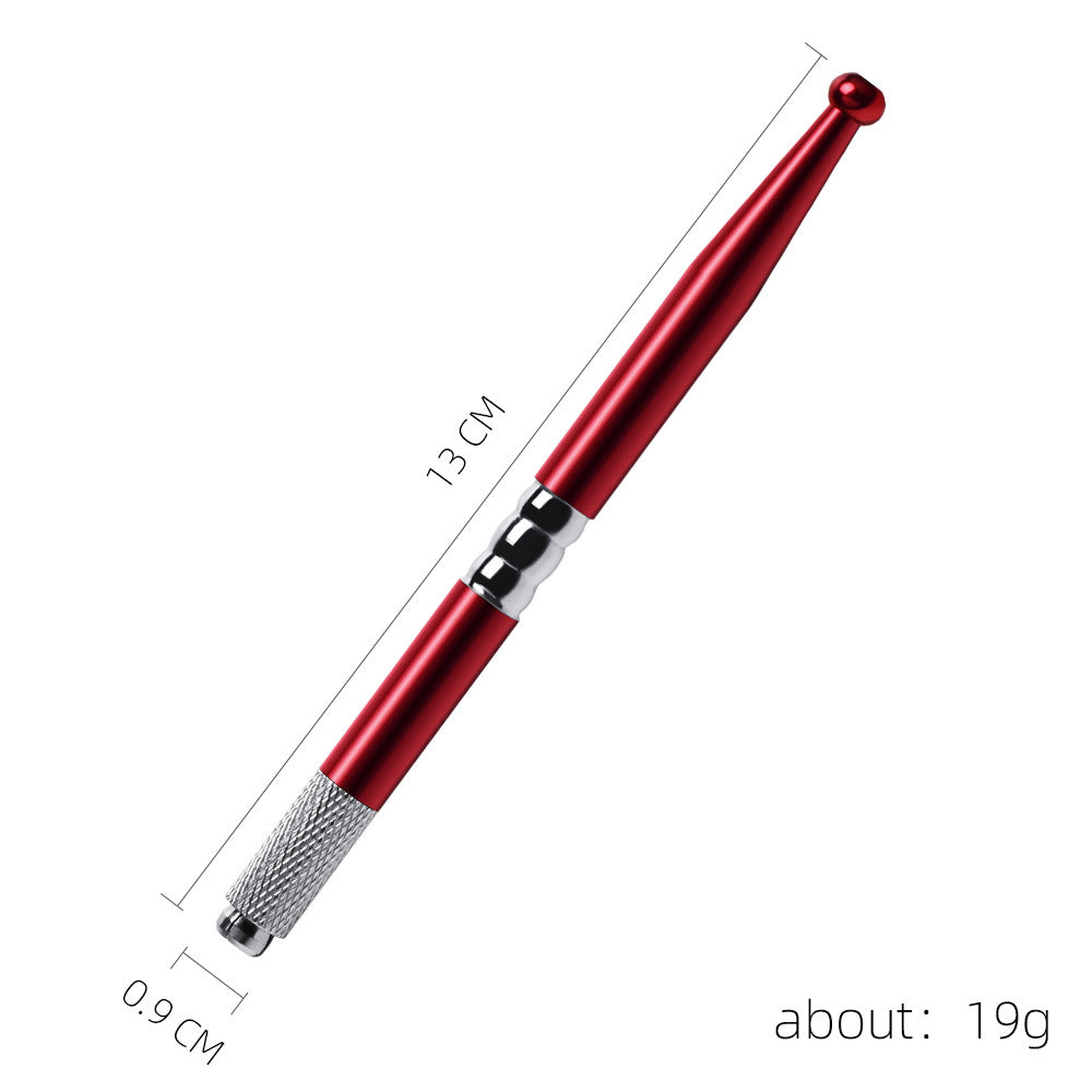 Professional Metal Eyebrow Tattoo Pen with Cross Clamp