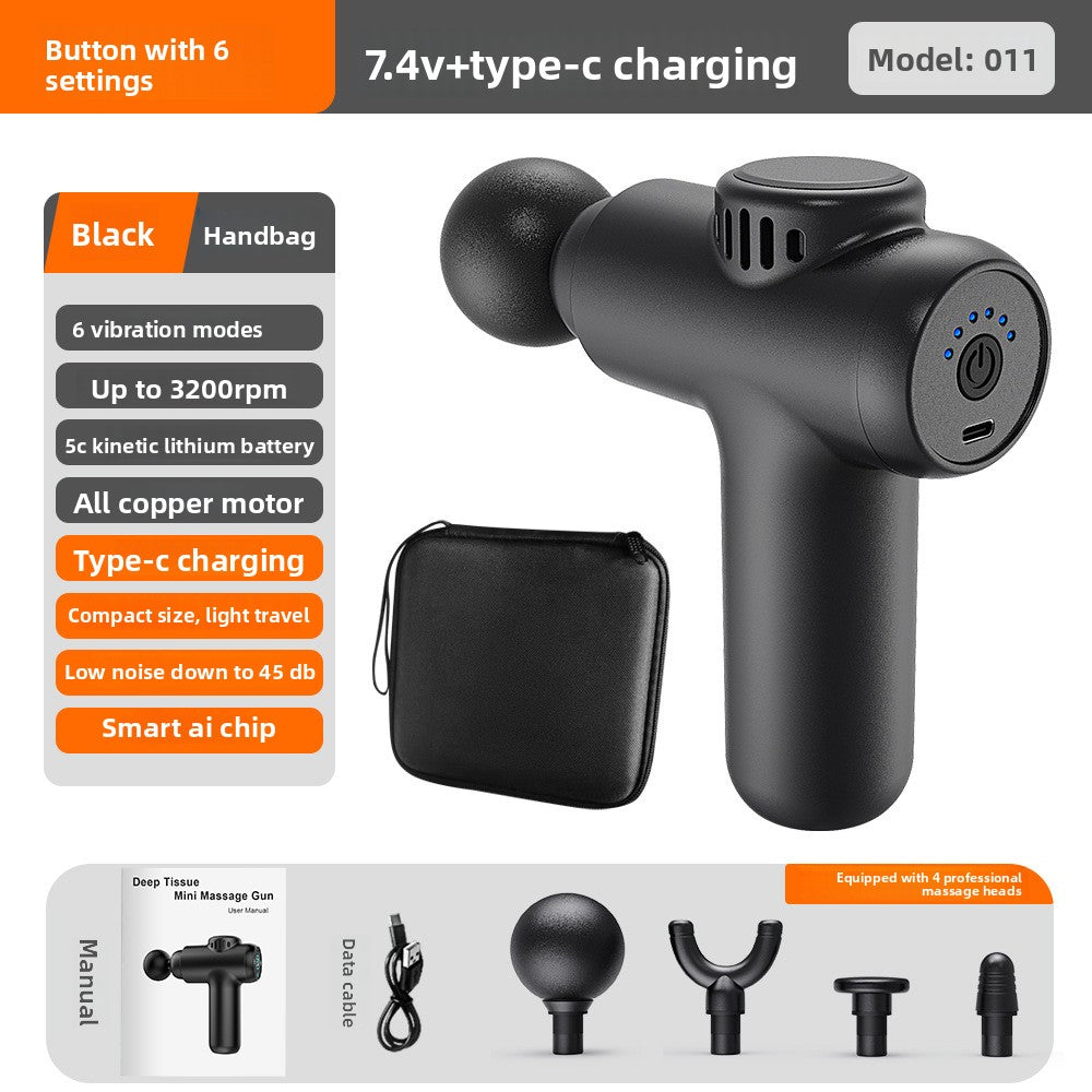 Professional Mini Muscle Massage Gun with LCD Screen