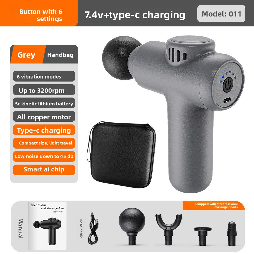 Professional Mini Muscle Massage Gun with LCD Screen