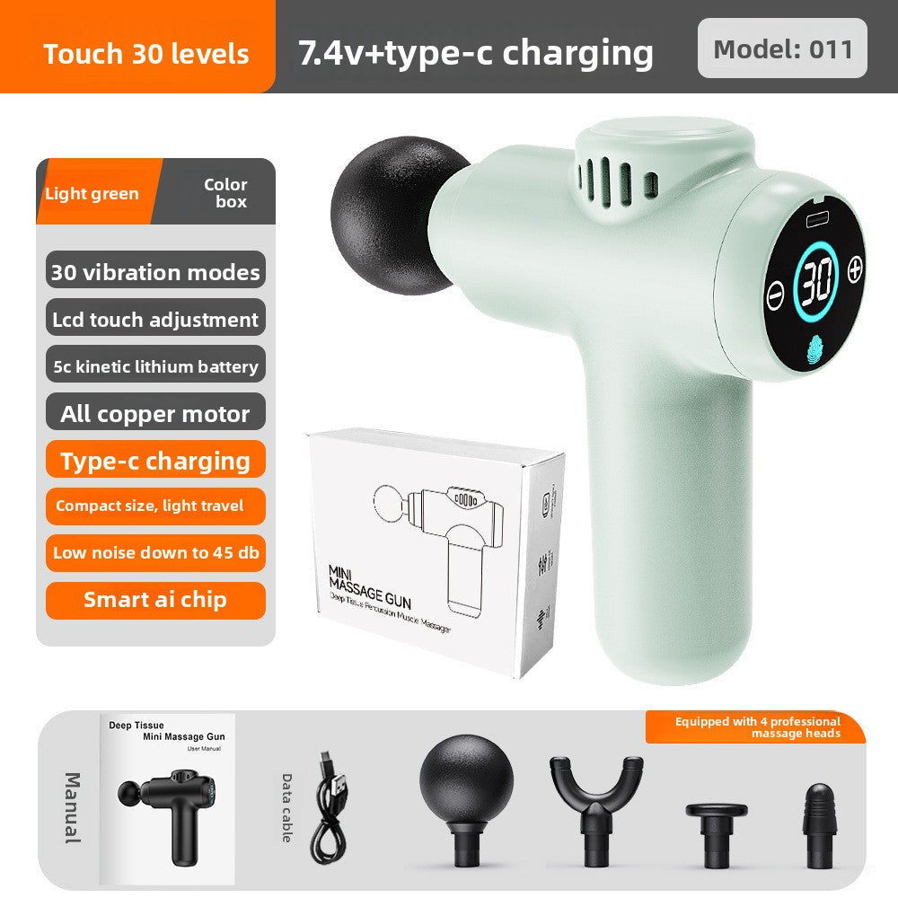 Professional Mini Muscle Massage Gun with LCD Screen