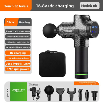 Professional Mini Muscle Massage Gun with LCD Screen