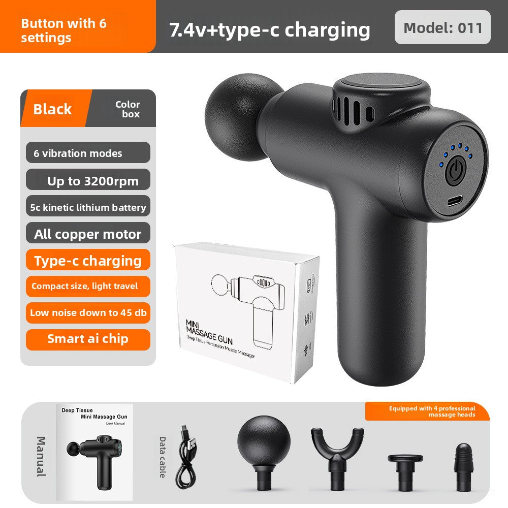 Professional Mini Muscle Massage Gun with LCD Screen