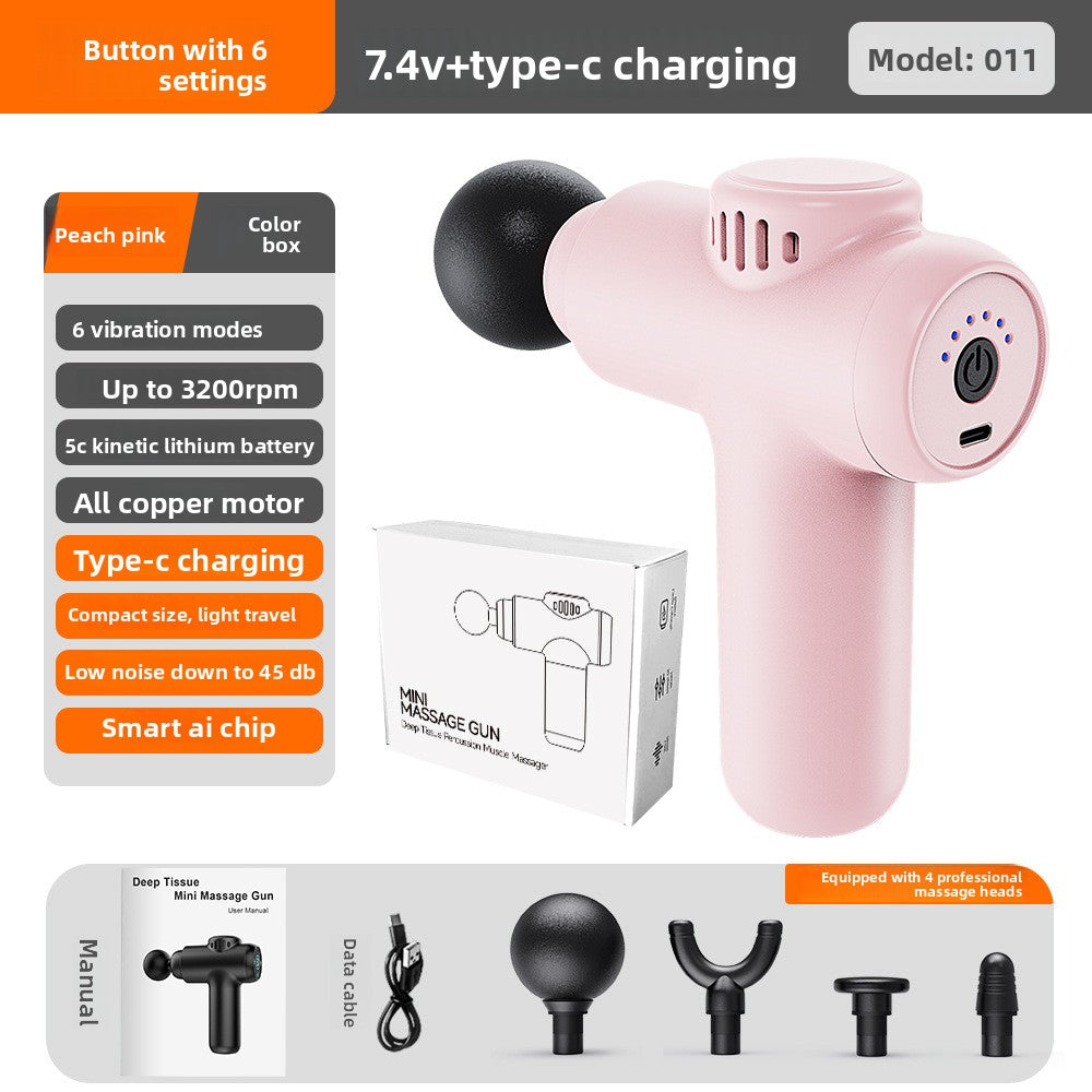 Professional Mini Muscle Massage Gun with LCD Screen