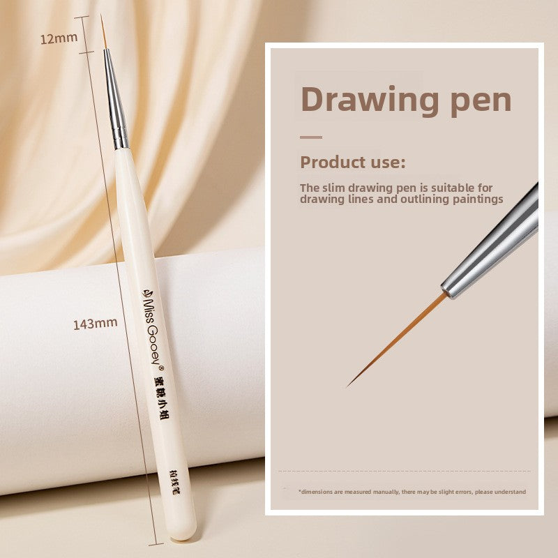 Professional Nail Art Brush Set for Gradient Line Drawing and Flower Painting