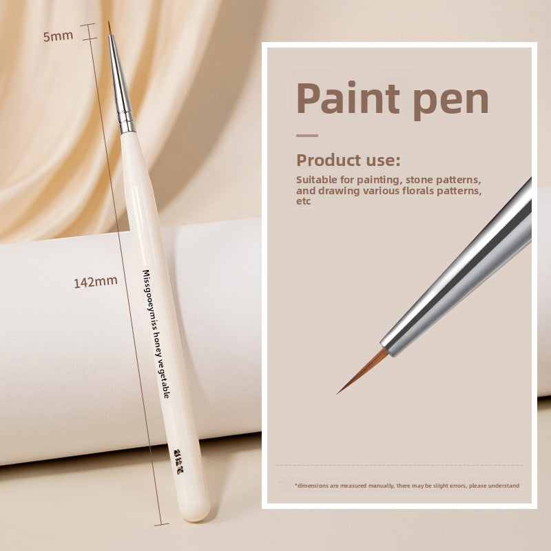 Professional Nail Art Brush Set for Gradient Line Drawing and Flower Painting