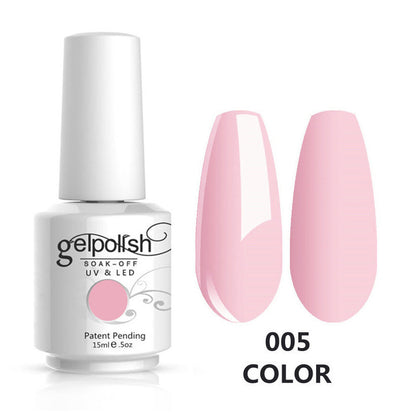 Professional Nail Art Gel Polish Set with Base & Top Coat