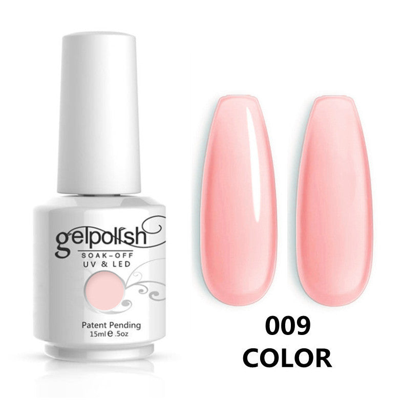Professional Nail Art Gel Polish Set with Base & Top Coat