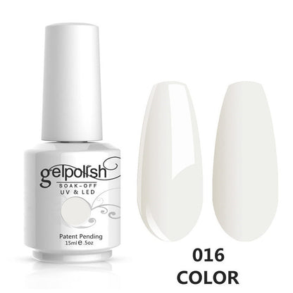 Professional Nail Art Gel Polish Set with Base & Top Coat