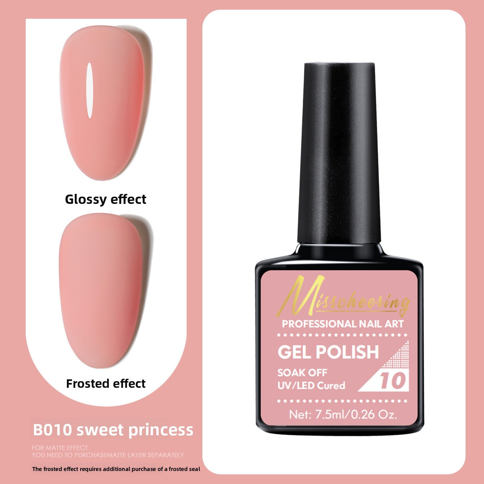 Professional Nail Polish Gel Set with UV Curing