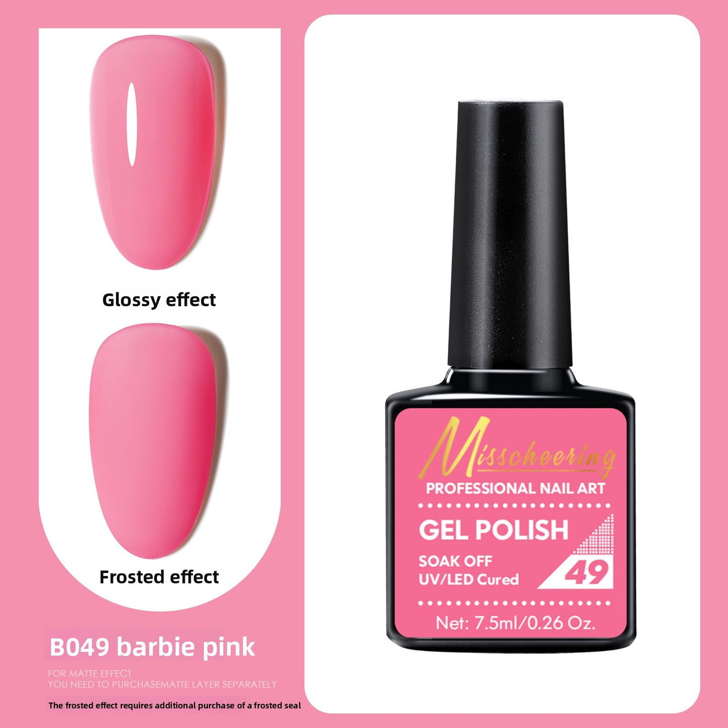 Professional Nail Polish Gel Set with UV Curing
