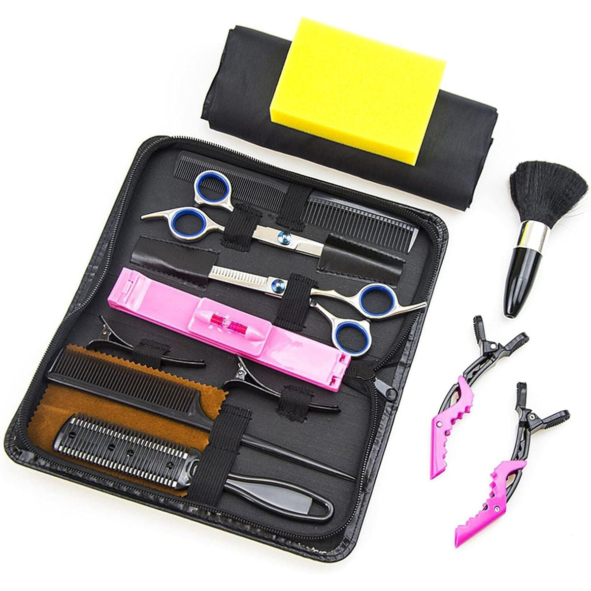 Professional Pet Grooming Scissors Set with Steel Comb