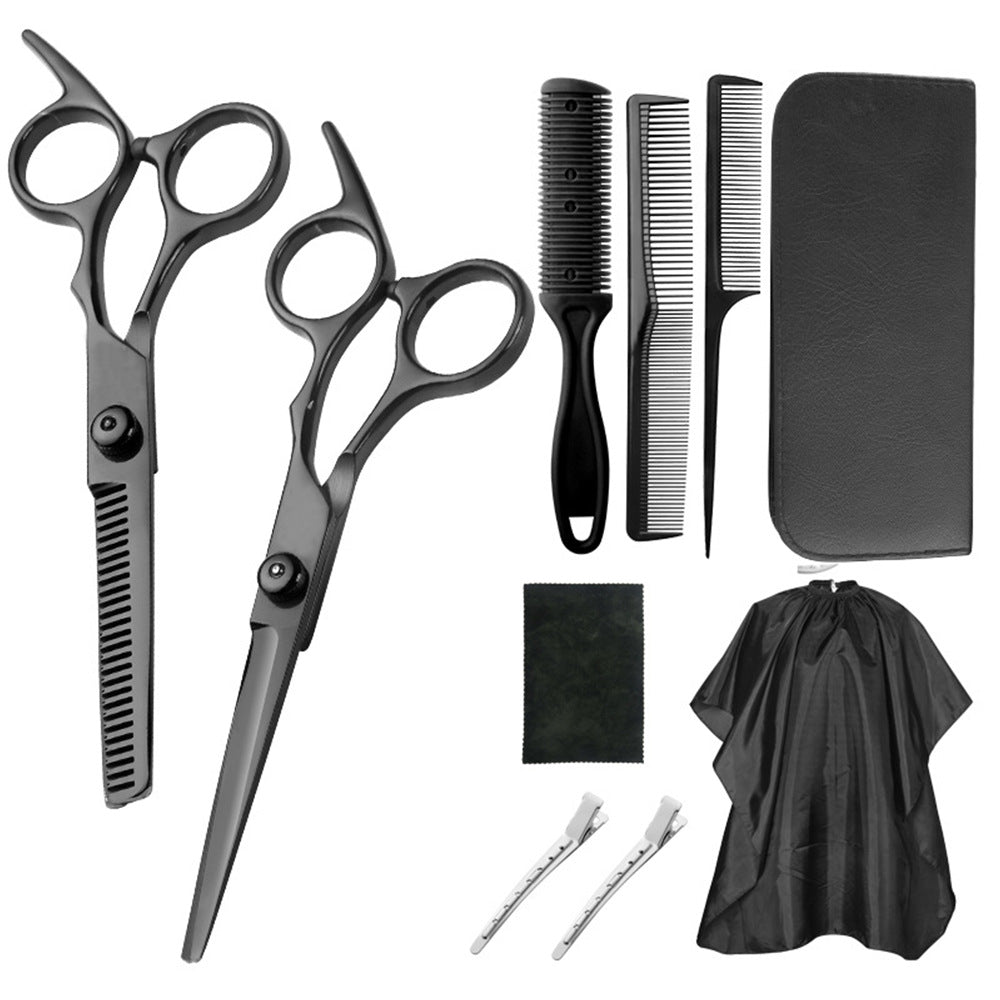 Professional Pet Grooming Scissors Set with Steel Comb