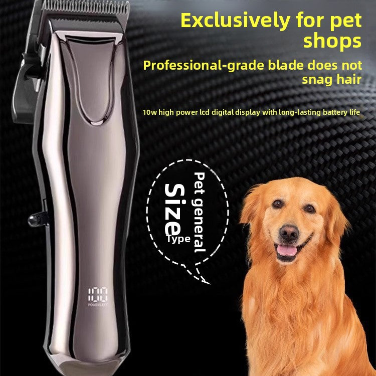 Professional Pet Hair Clipper with Rechargeable Battery