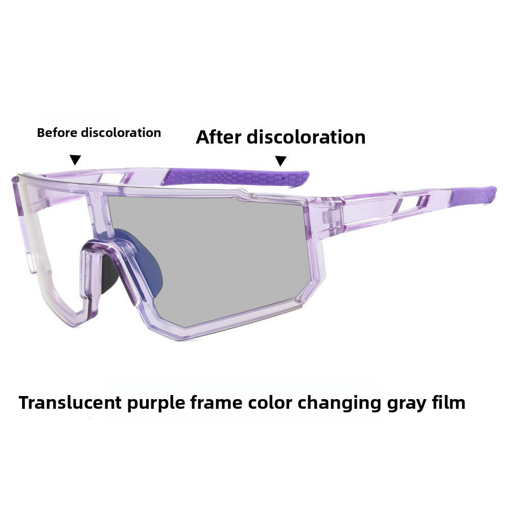 Professional Photochromic Cycling Glasses Day Night Use