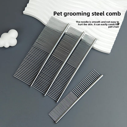 Professional Stainless Steel Pet Detangling Comb