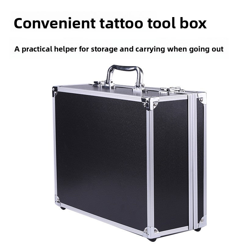 Professional Tattoo Toolbox Aluminum Alloy Case
