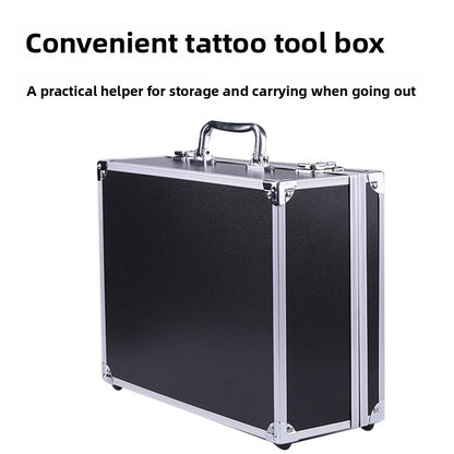 Professional Tattoo Toolbox Aluminum Alloy Case