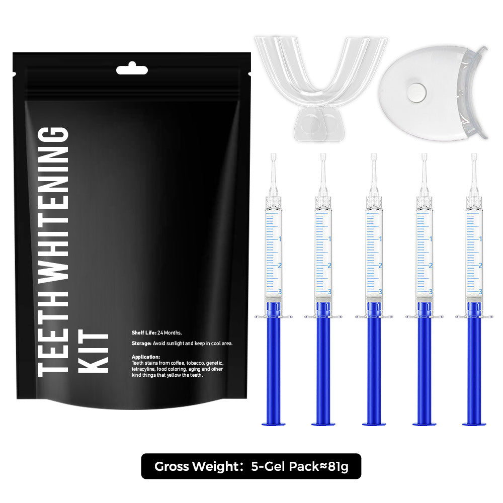Professional Teeth Whitening Kit with LED Light and Gel