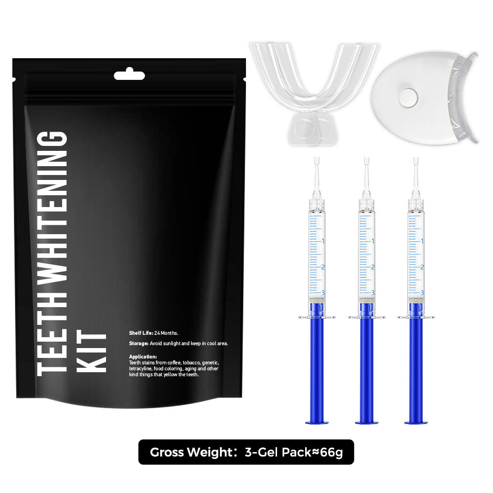 Professional Teeth Whitening Kit with LED Light and Gel