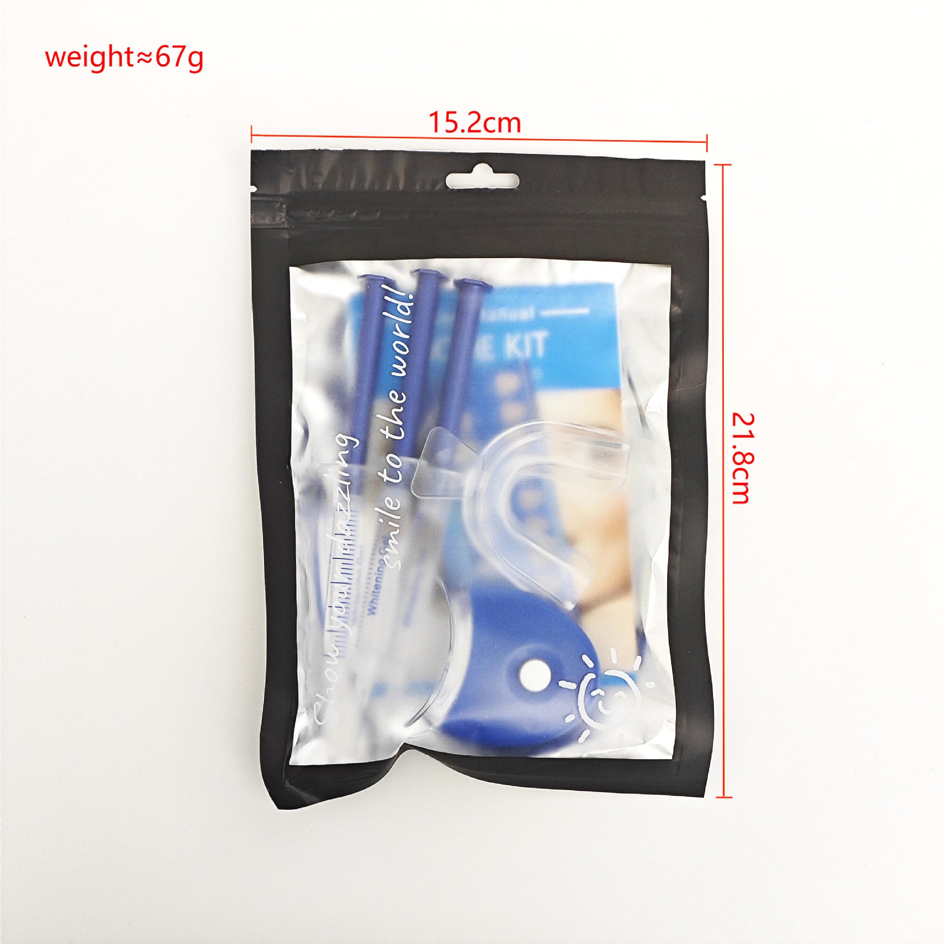 Professional Teeth Whitening Kit with LED Light and Gel