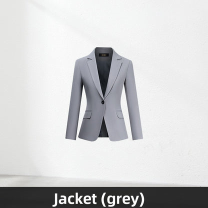 Professional Women's Suit Set with Skirt or Pants
