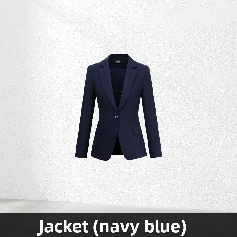 Professional Women's Suit Set with Skirt or Pants