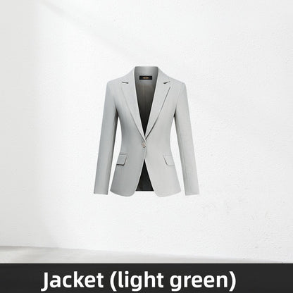 Professional Women's Suit Set with Skirt or Pants