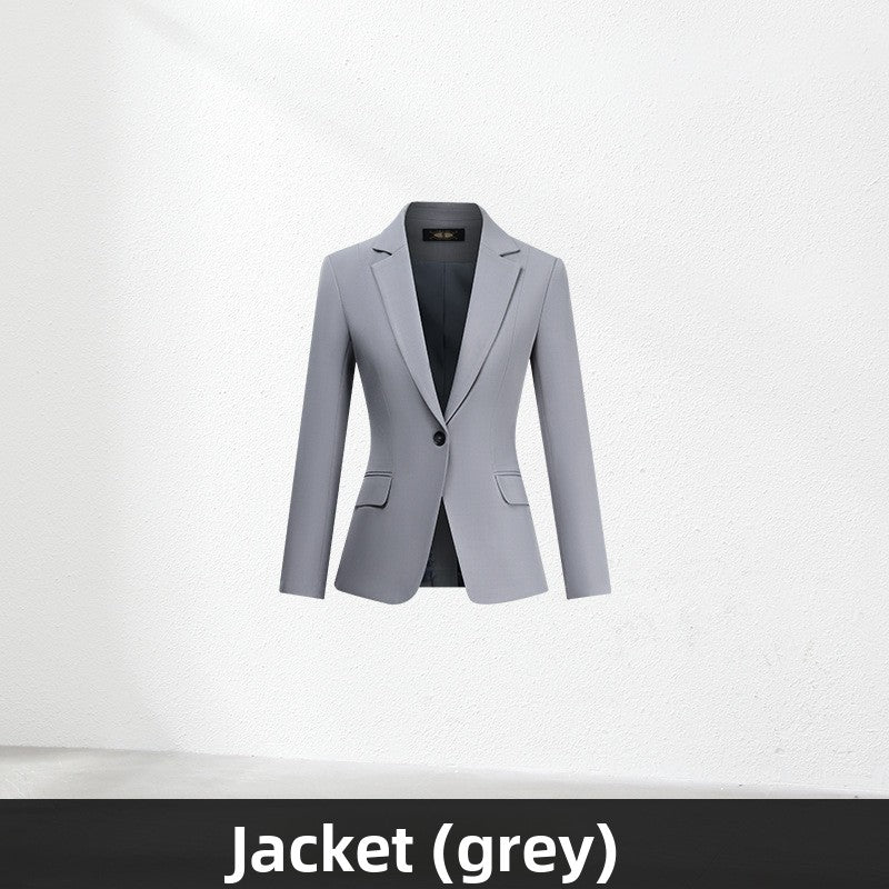 Professional Women's Suit Set with Skirt or Pants