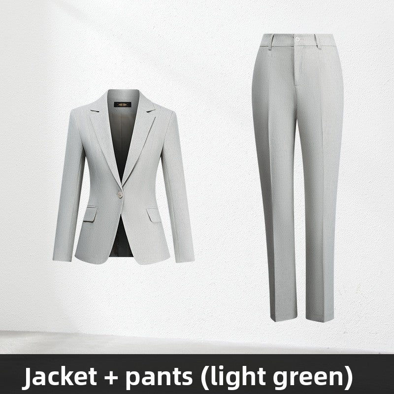 Professional Women's Suit Set with Skirt or Pants