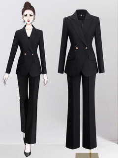 Beige Suit Pants