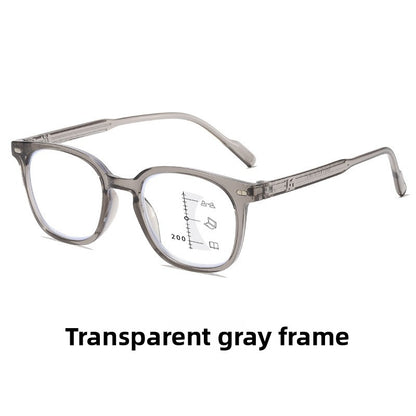 Progressive Anti-Blue Light Presbyopic Glasses