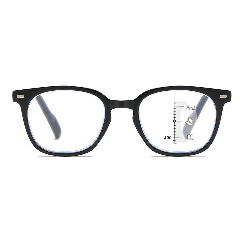Progressive Anti-Blue Light Presbyopic Glasses