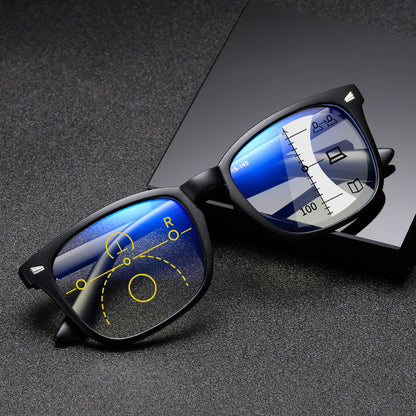 Progressive Anti Blue Light Reading Glasses