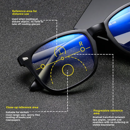 Progressive Anti Blue Light Reading Glasses