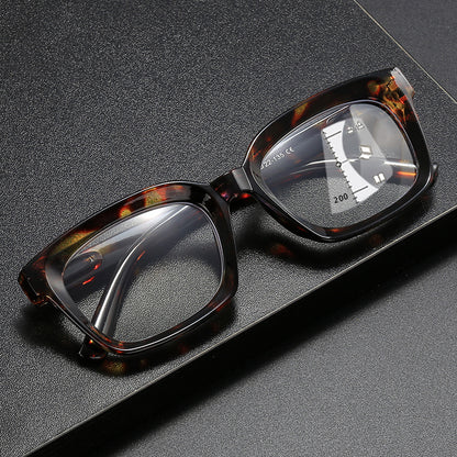 Progressive Multifocus Anti-Blue Light Reading Glasses