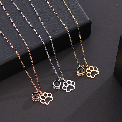 Projector Pet Necklace
