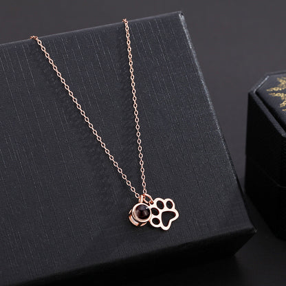 Projector Pet Necklace