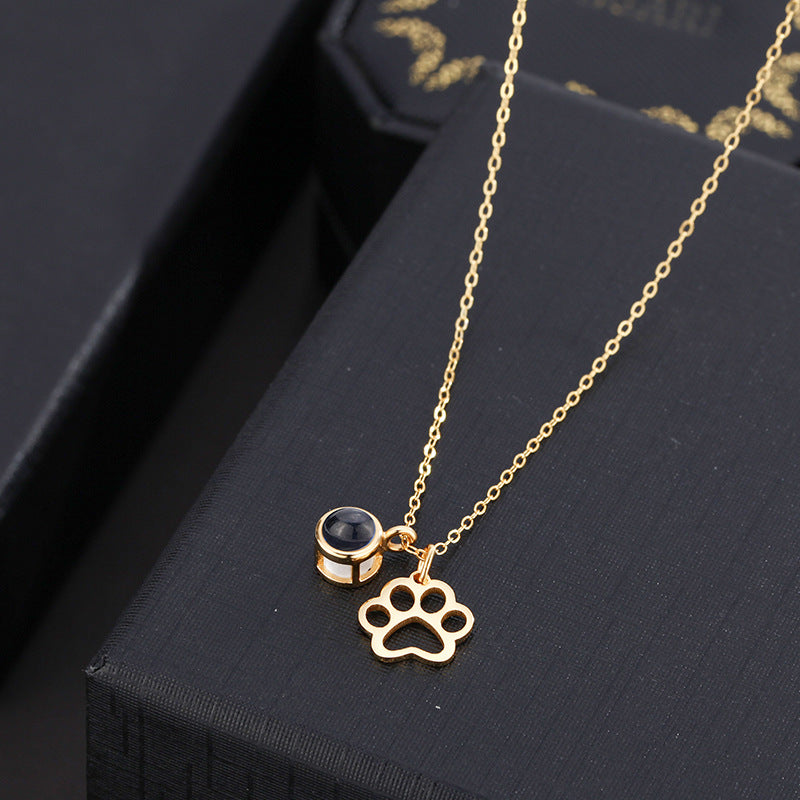 Projector Pet Necklace