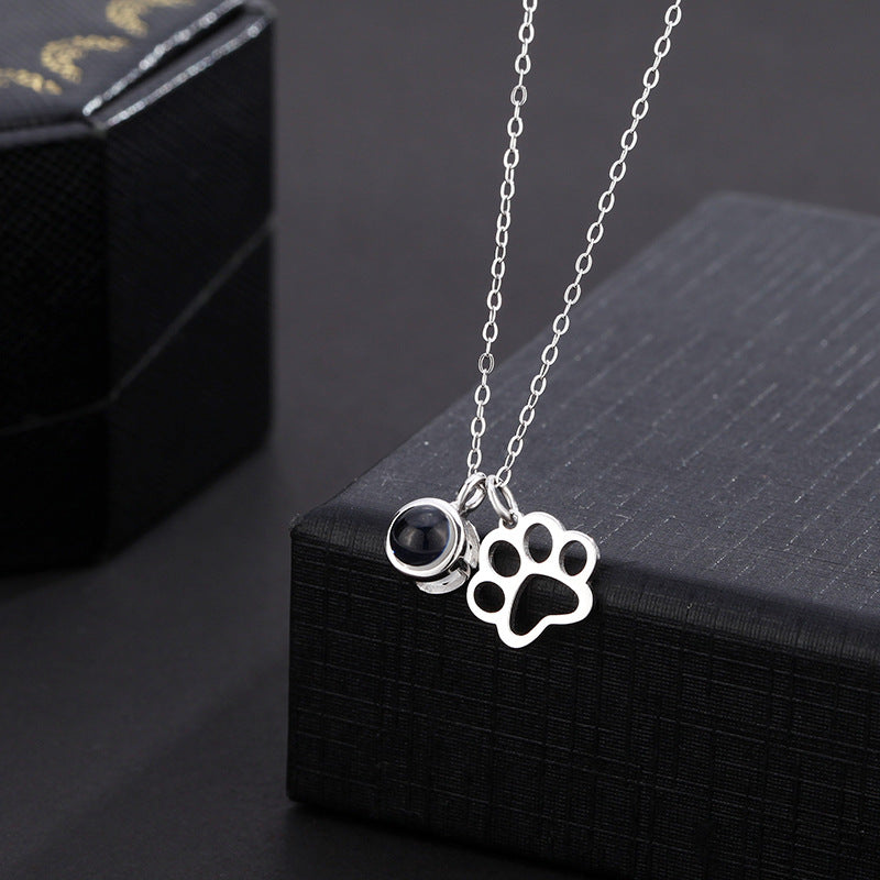 Projector Pet Necklace