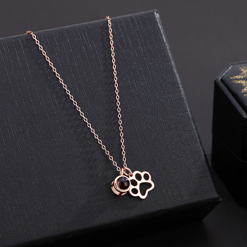 Projector Pet Necklace