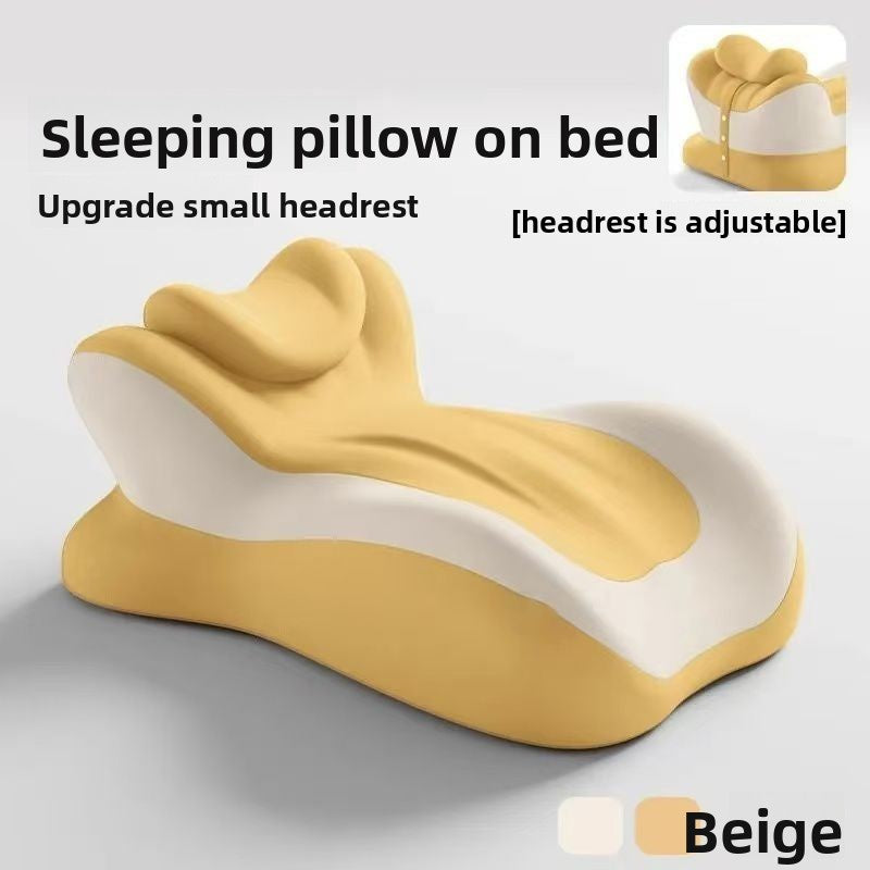 Prone sleeping pillow and mattress for neck care