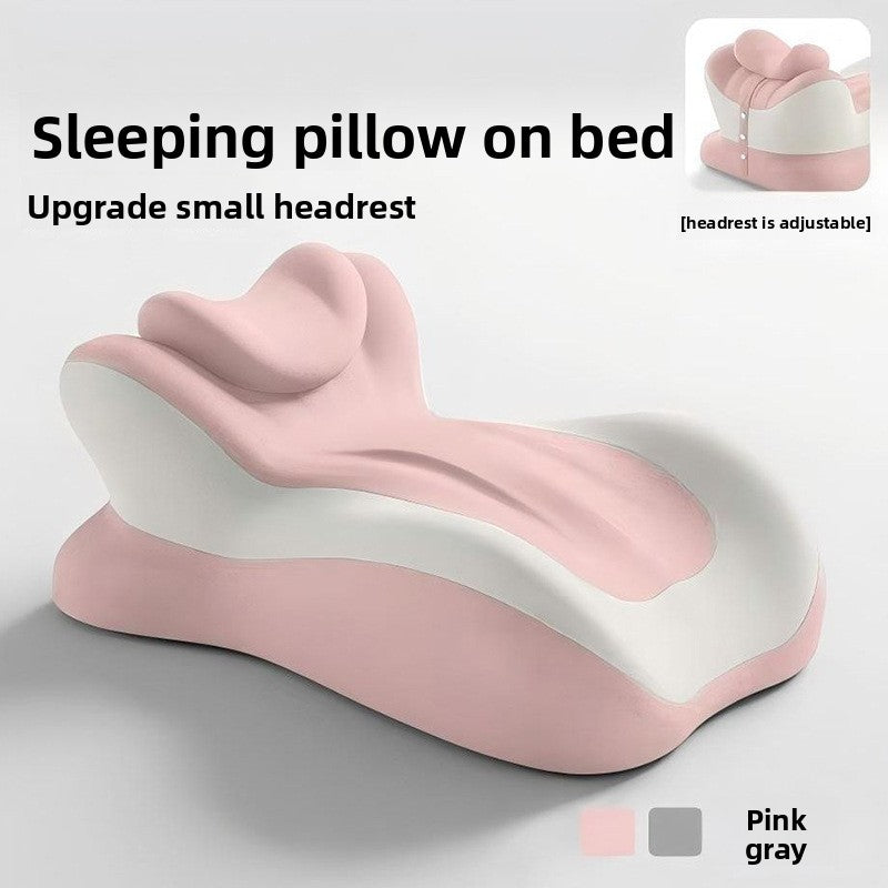 Prone sleeping pillow and mattress for neck care