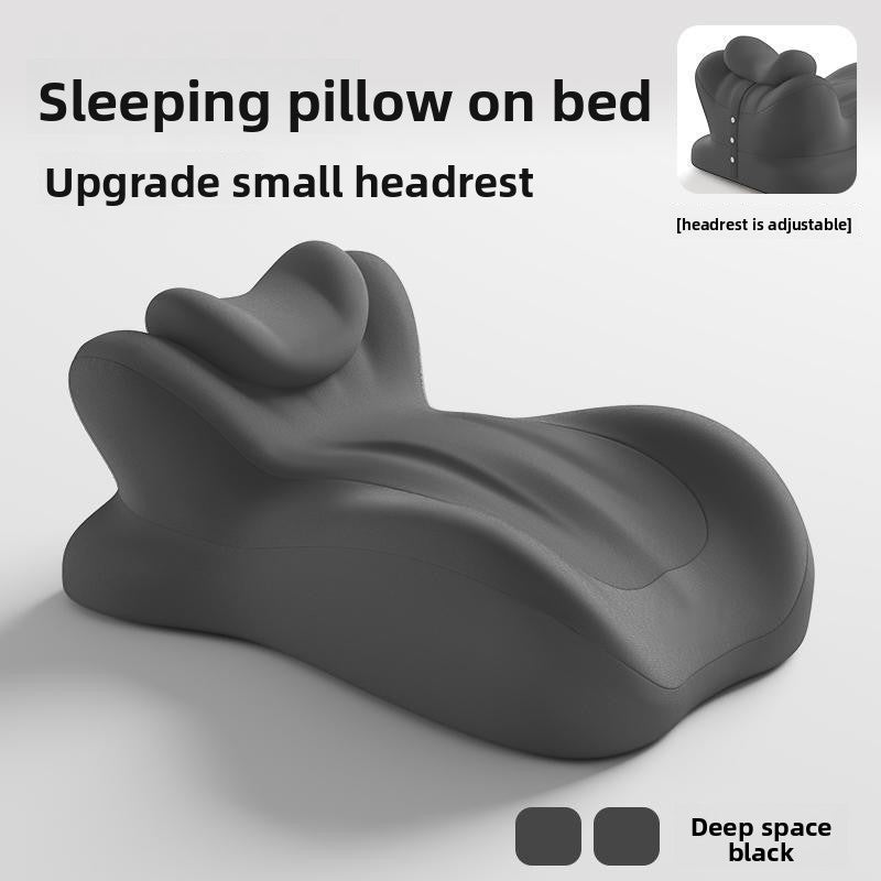 Prone sleeping pillow and mattress for neck care